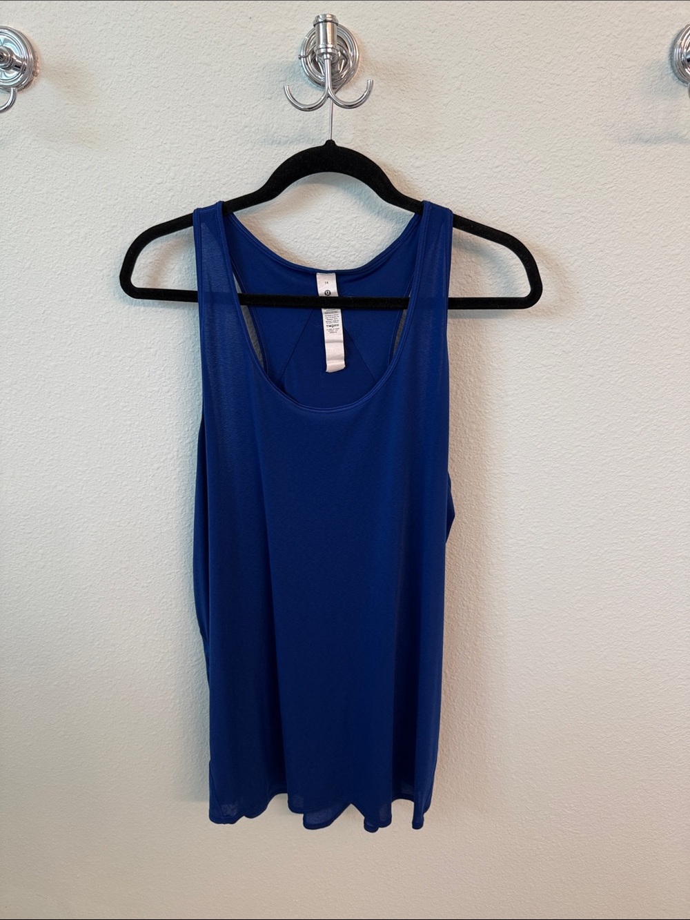 lululemon athletica Royal Blue Scoop-Back Tank